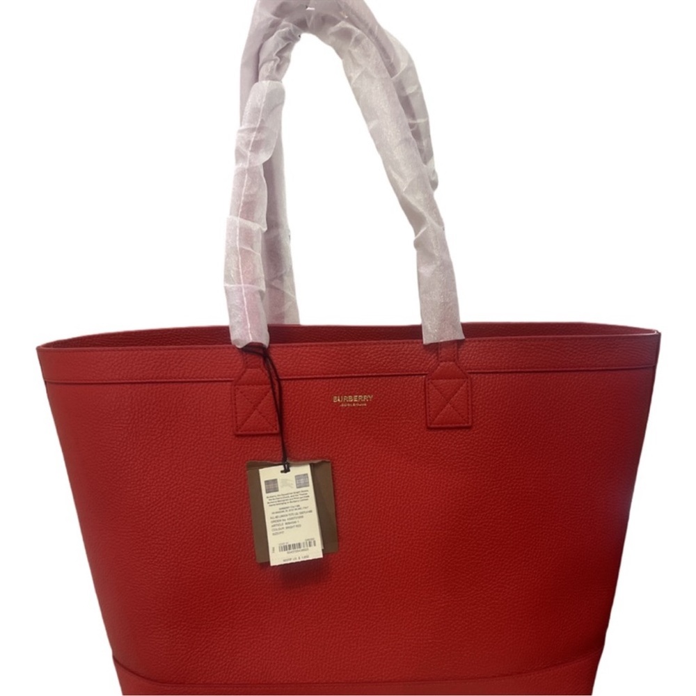 Burberry Red Women's Tote Bag - Picture 4 of 10